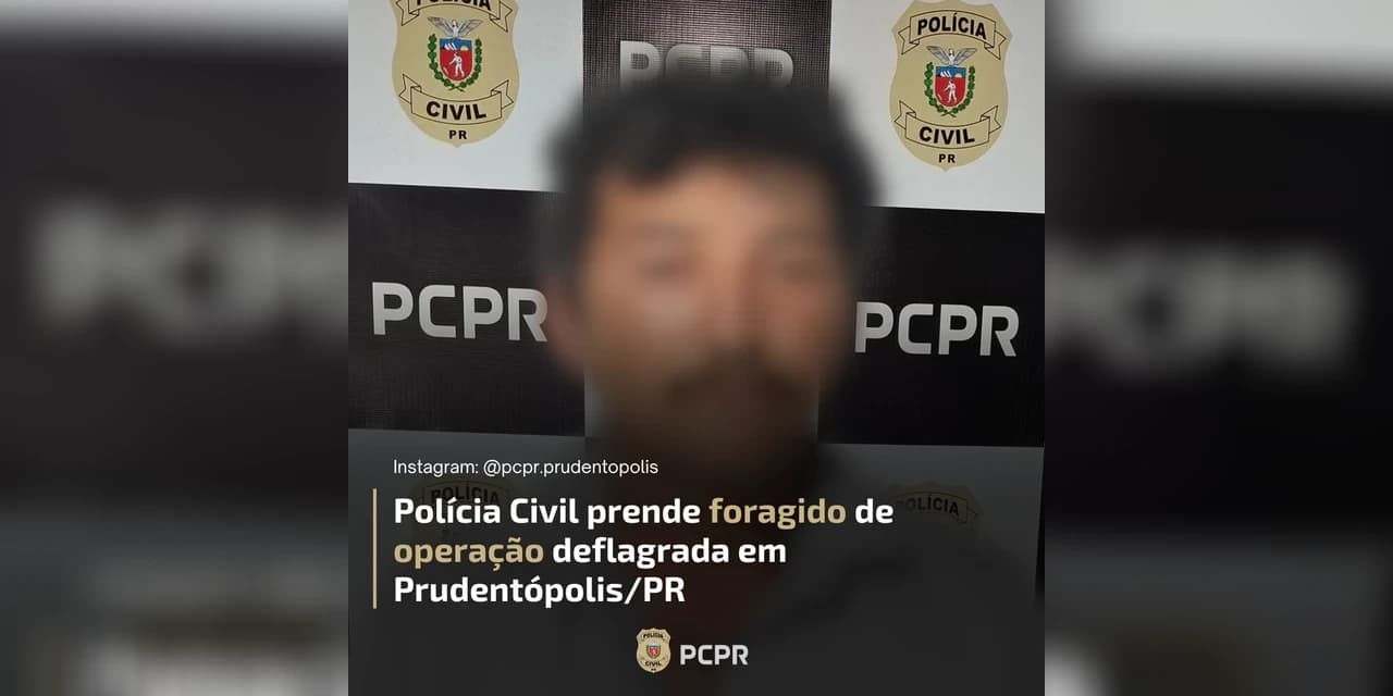 Polícia Civil prende indivíduo suspeito da prática do crime de tráfico de drogas em Prudentópolis