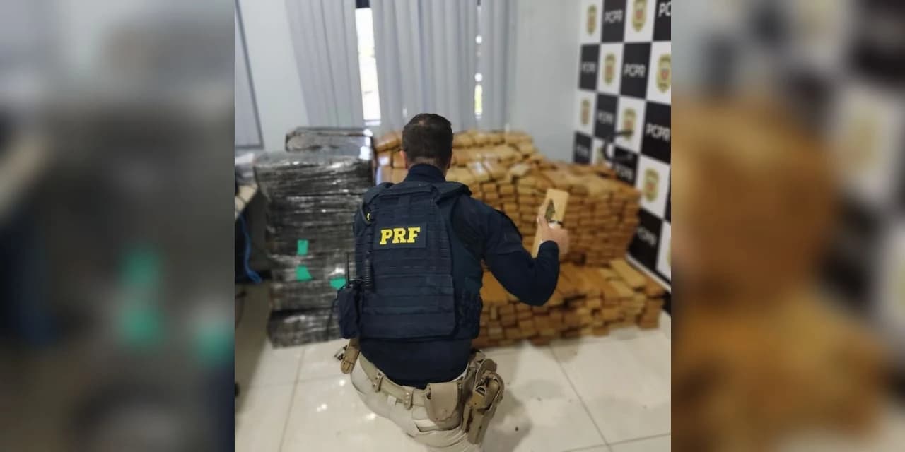 Em menos de 24h PRF apreende mais de 1,3 tonelada de drogas em Guarapuava e Irati