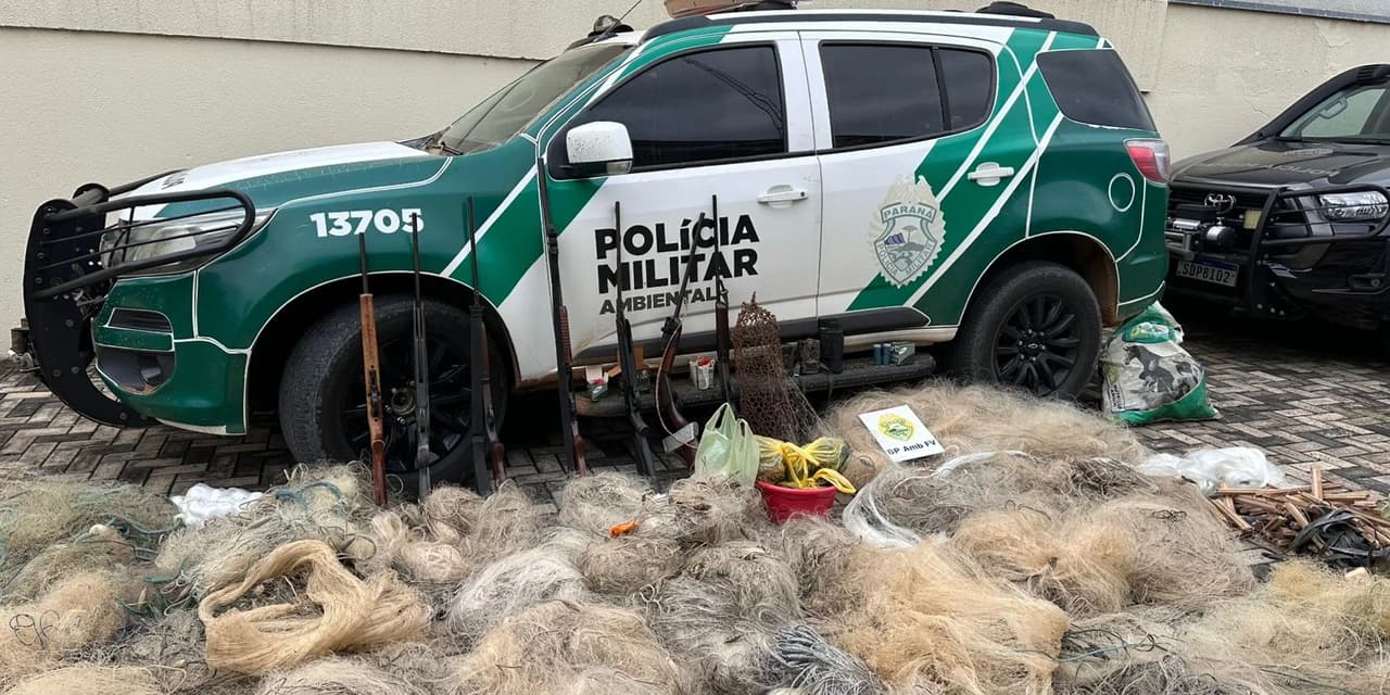 Dois homens são presos por caça e pesca ilegal em Prudentópolis