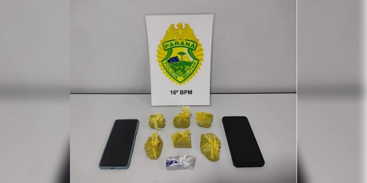 Polícia flagra casal comprando maconha na Vila Mariana em Prudentópolis