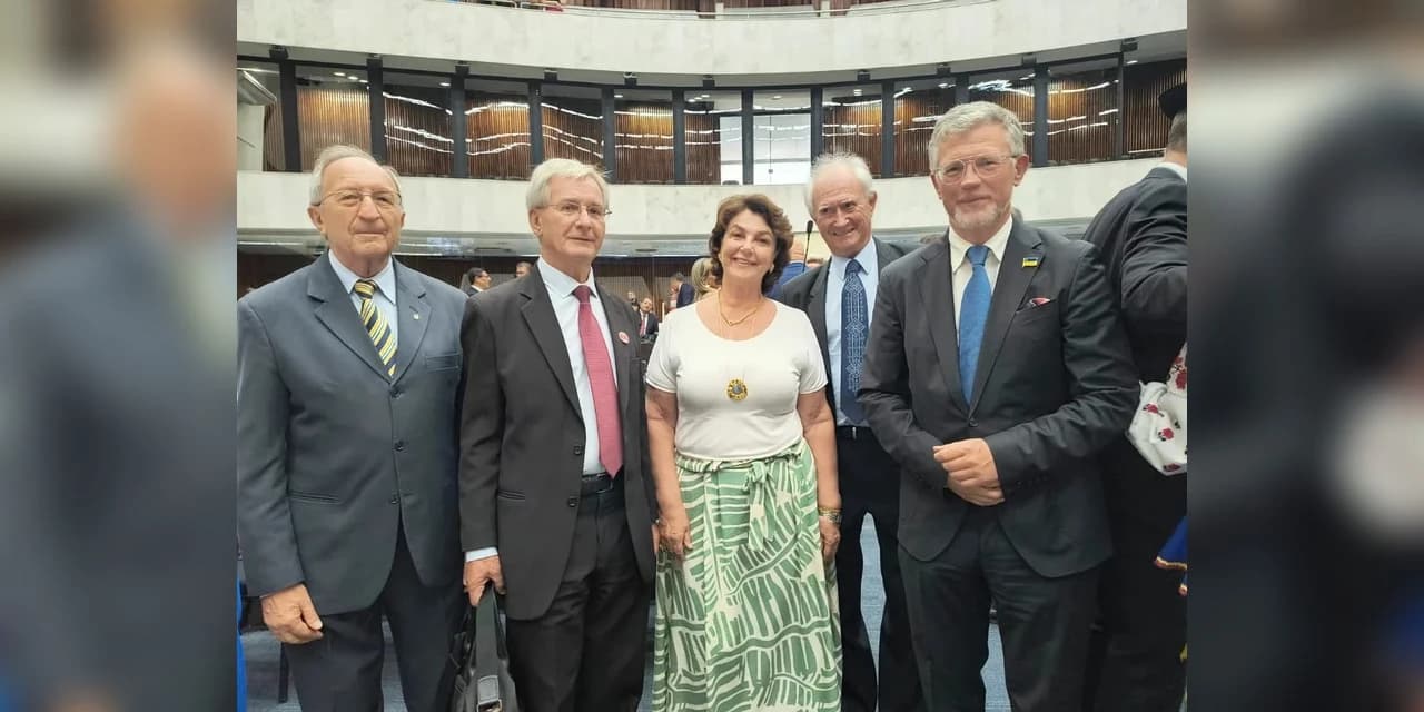 Deputada Cristina Silvestri acompanha a visita do embaixador da Ucrânia no Brasil, Andrii Melnyk