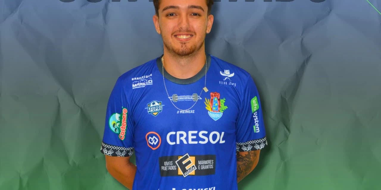 Prude Futsal apresenta o fixo/ala canhoto André Smak como novo reforço
