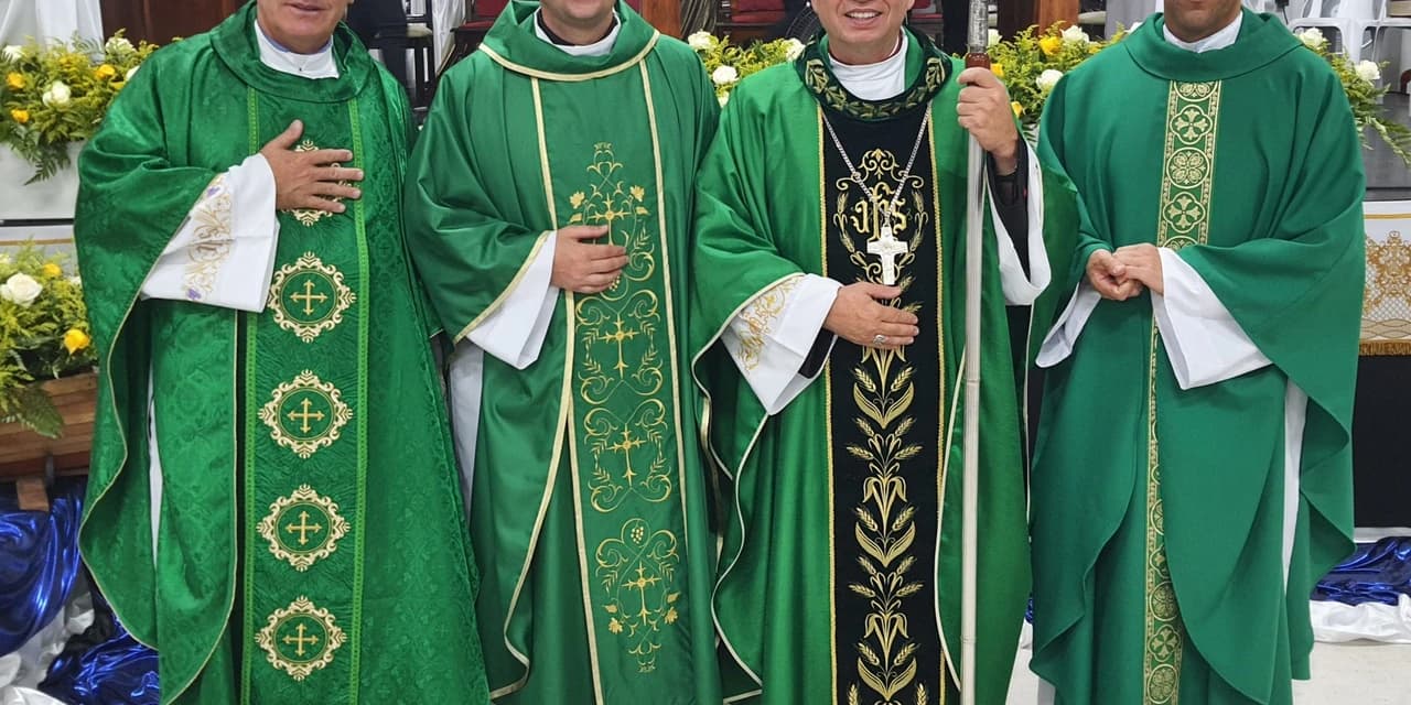 Prudentópolis: Paróquia São João Batista acolhe novo pároco e vigários paroquiais