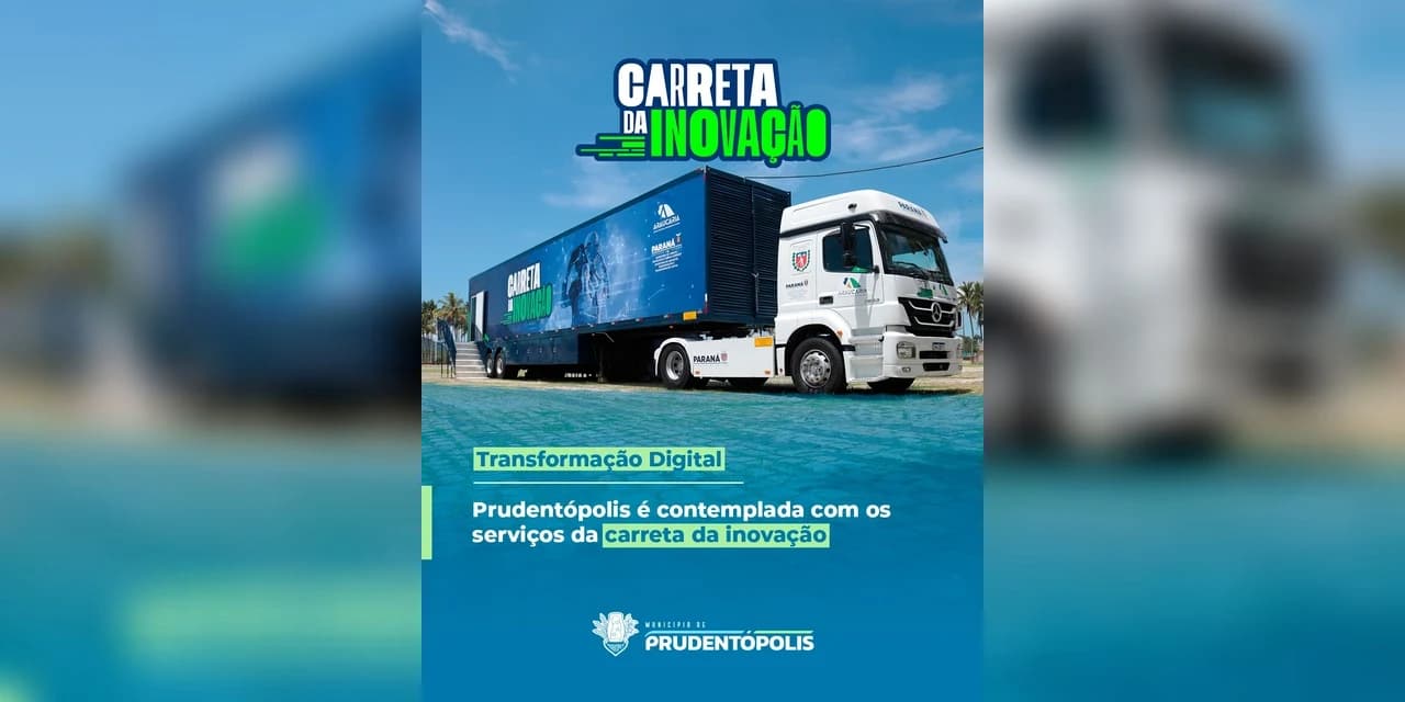 Carreta da Inovação está chegando a Prudentópolis