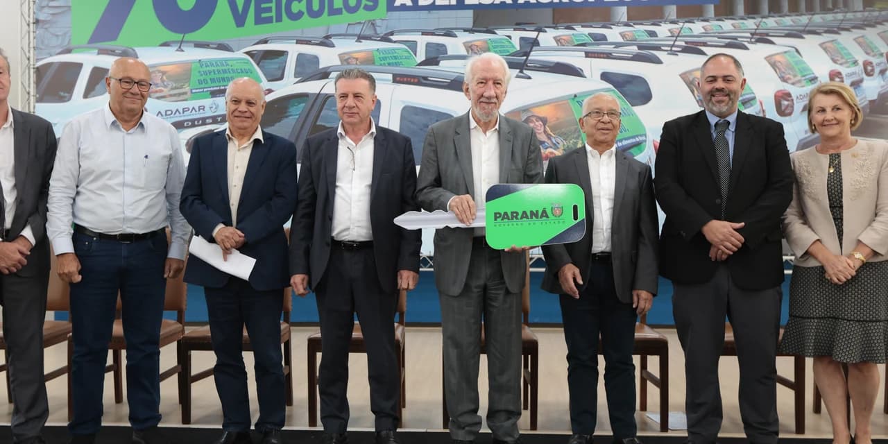 Com investimento de R$ 9 milhões, Estado renova frota da Adapar com 70 veículos novos