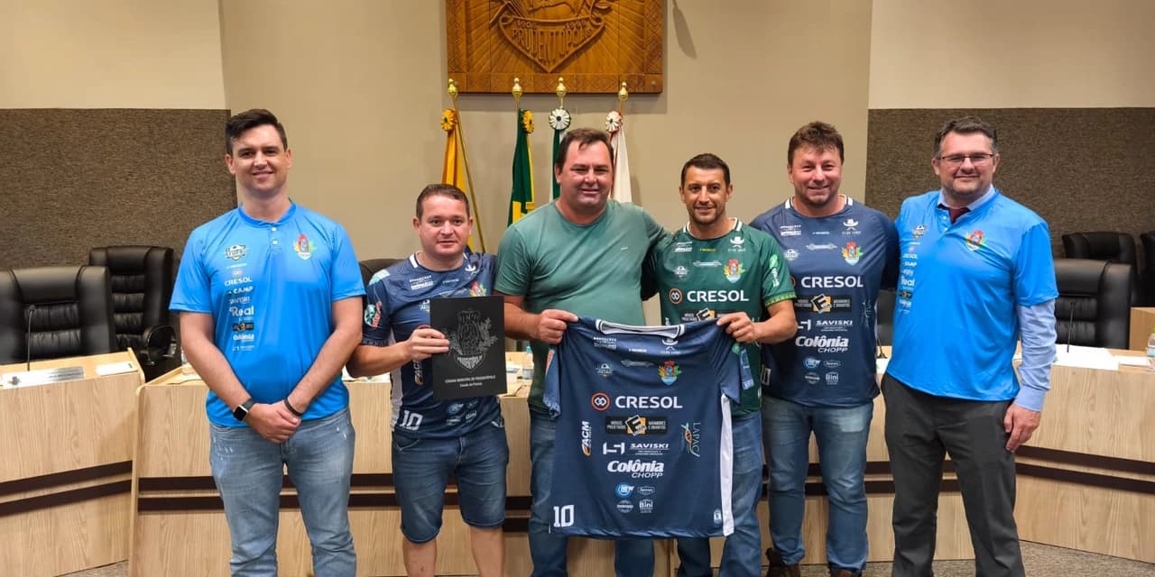 Associação de Futsal de Prudentópolis recebe declaração de utilidade pública municipal