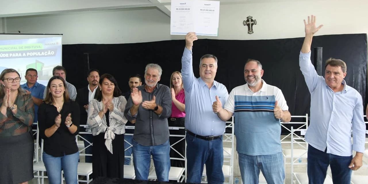 Com aporte de R$ 25 milhões do Estado, Imbituva ganhará um Hospital Municipal. VÍDEO!