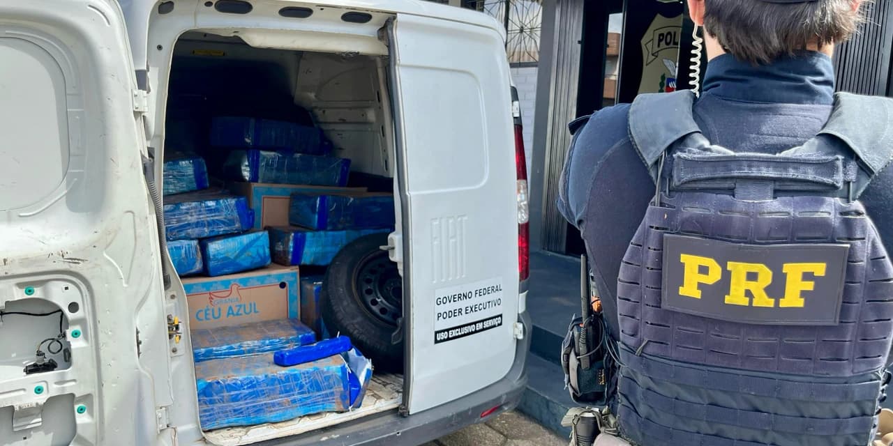 Em menos de uma hora, PRF apreende quase uma tonelada de maconha na BR-277, em Guarapuava