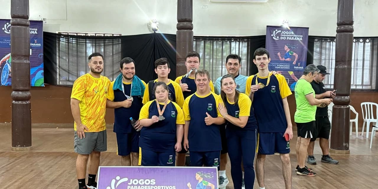 Alunos da APAE de Prudentópolis obtiveram excelentes resultados em Foz do Iguaçu