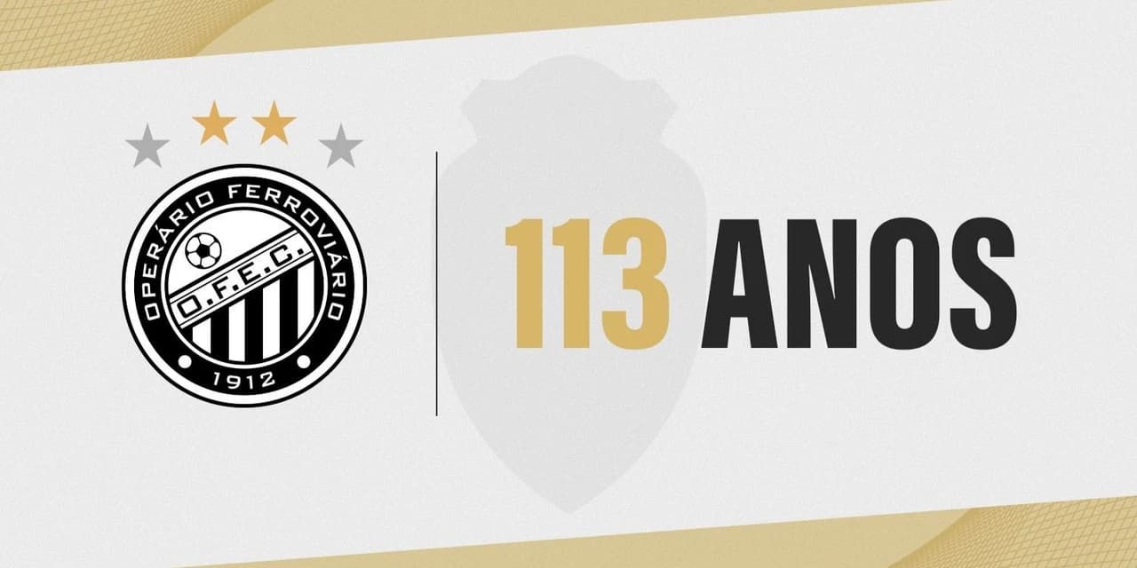 Operário de Ponta Grossa comemora 113 anos de história