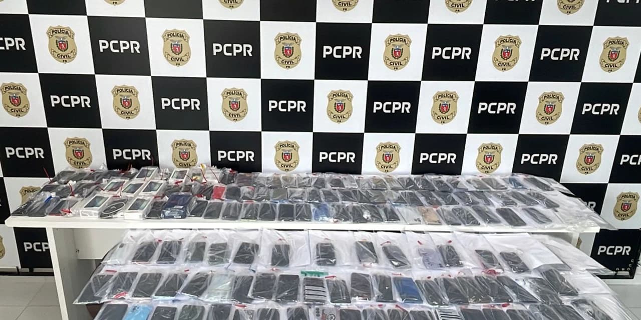 Em iniciativa inédita, PCPR devolverá 160 celulares recuperados em Cascavel