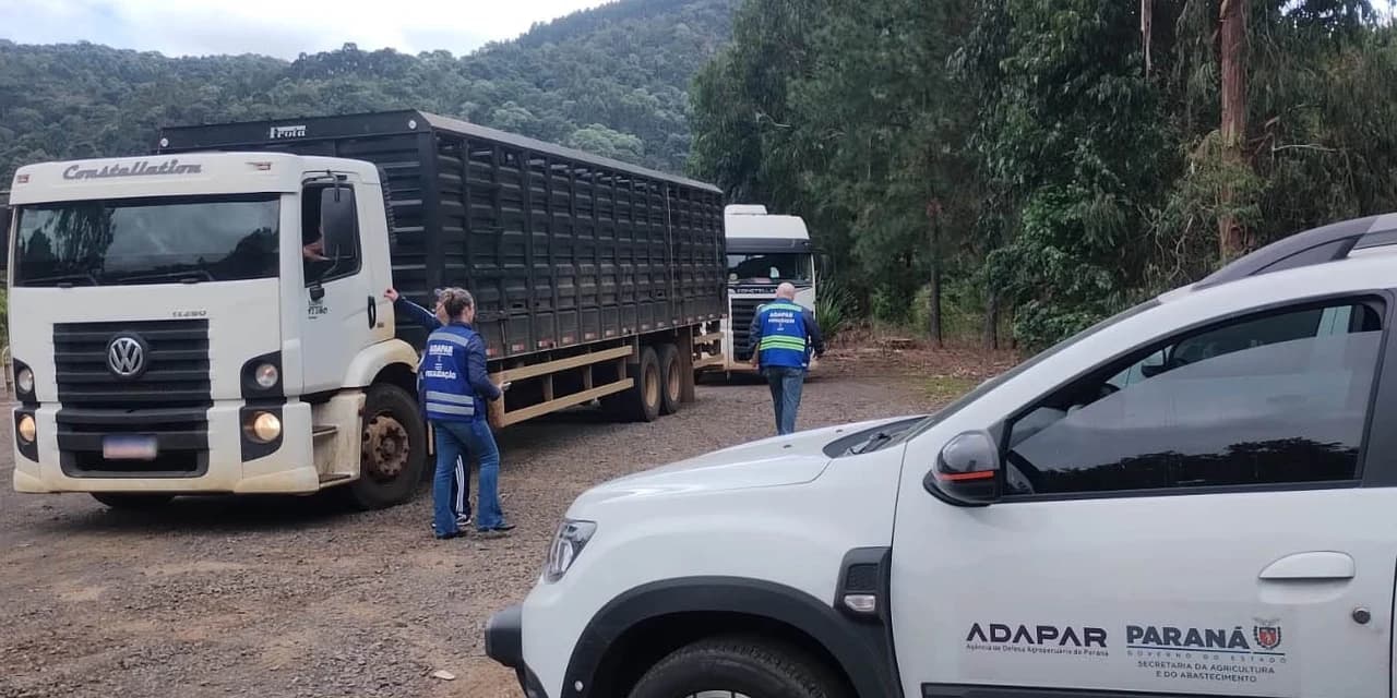 Operação da Receita Estadual, PMPR e Adapar apreende R$ 2,6 milhões em mercadorias