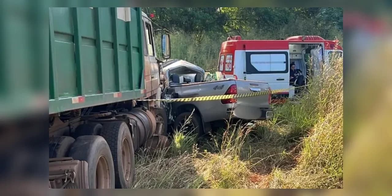 Sogros do deputado Requião Filho morrem em grave acidente na BR-153, em Goiás
