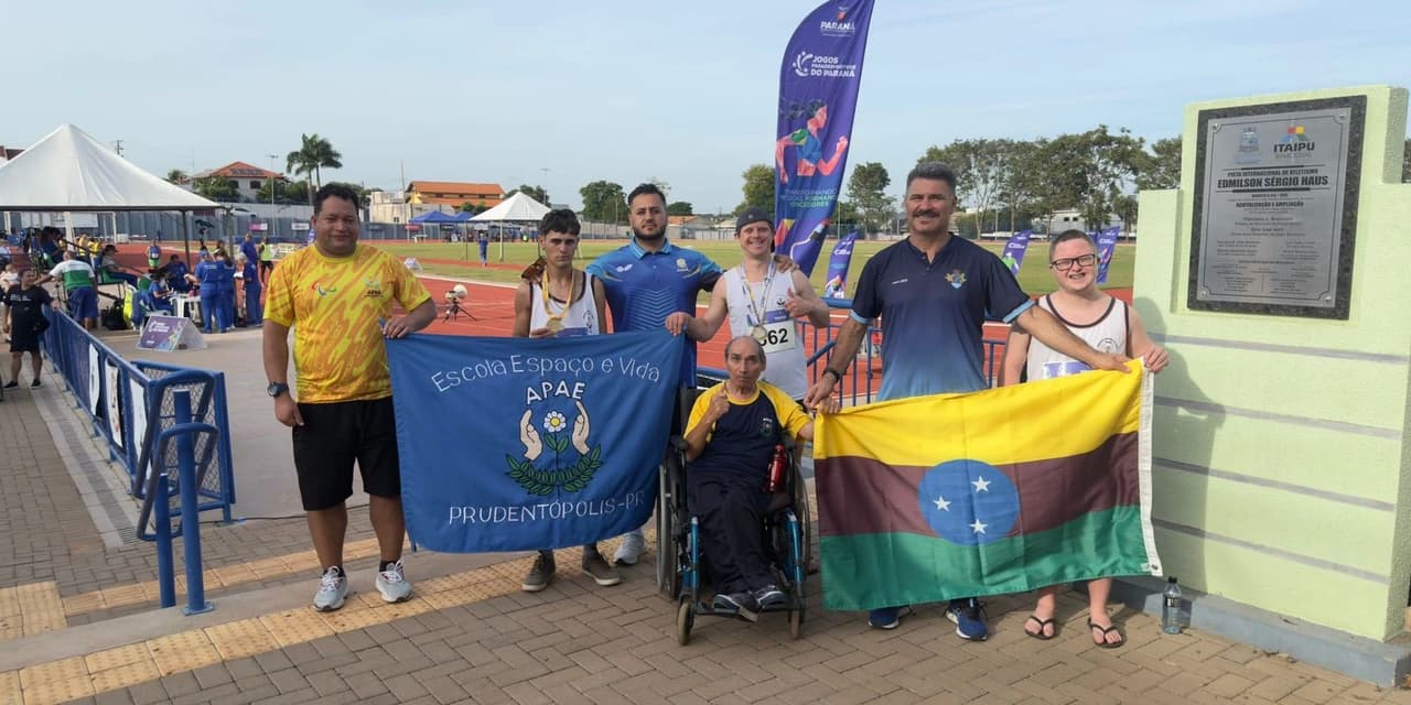 Atletas da APAE de Prudentópolis conseguem ótimos resultados nos 13º Jogos Paradesportivos do Paraná