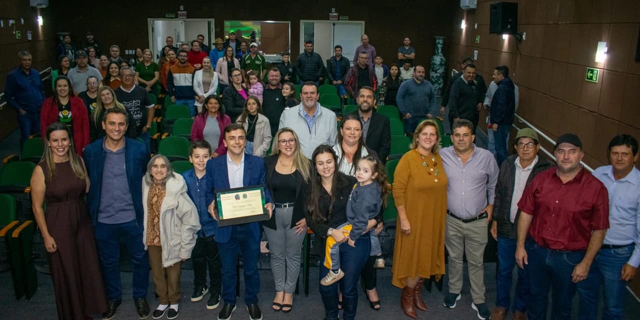 Aliel Machado recebe Título de Cidadão Honorário de Ipiranga