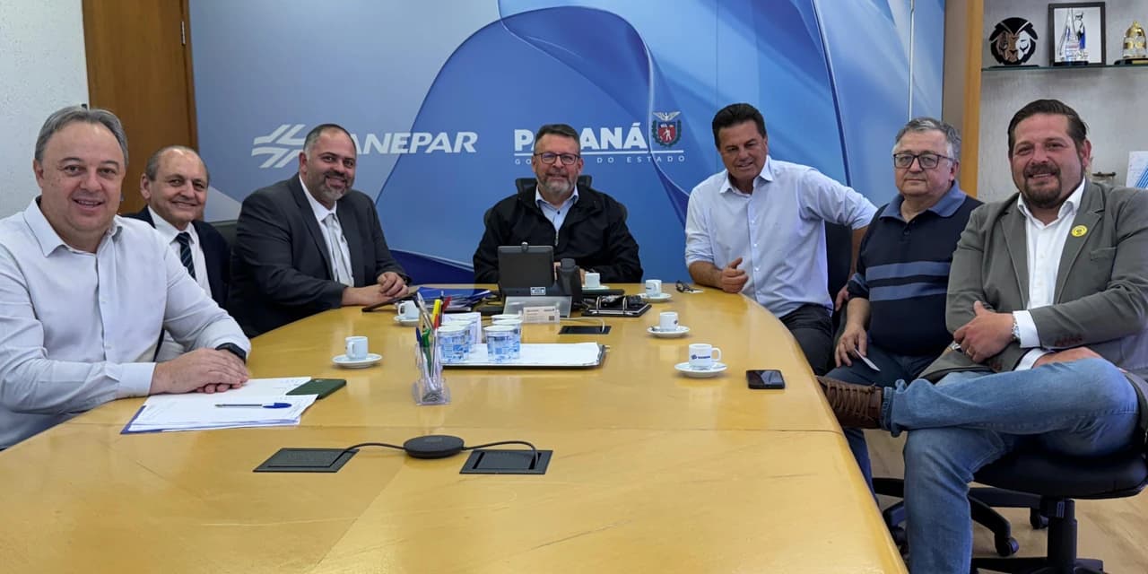 Artagão Júnior e prefeito Baitala discutem ampliação do saneamento em distritos de Guarapuava com a Sanepar