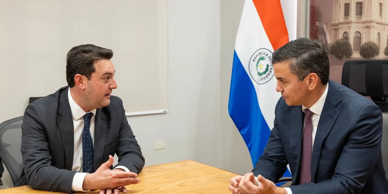 Ratinho Junior se reúne com presidente do Paraguai para falar sobre Ponte da Integração e comércio