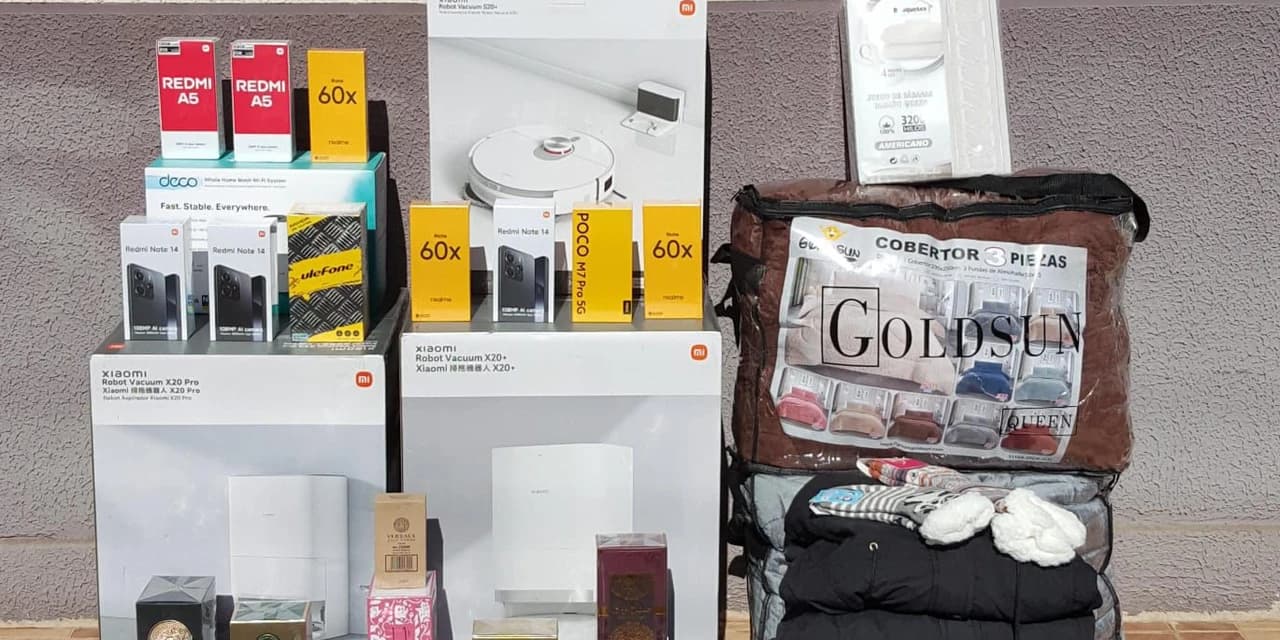Em Inácio Martins veículo transportava produtos de origem estrangeira