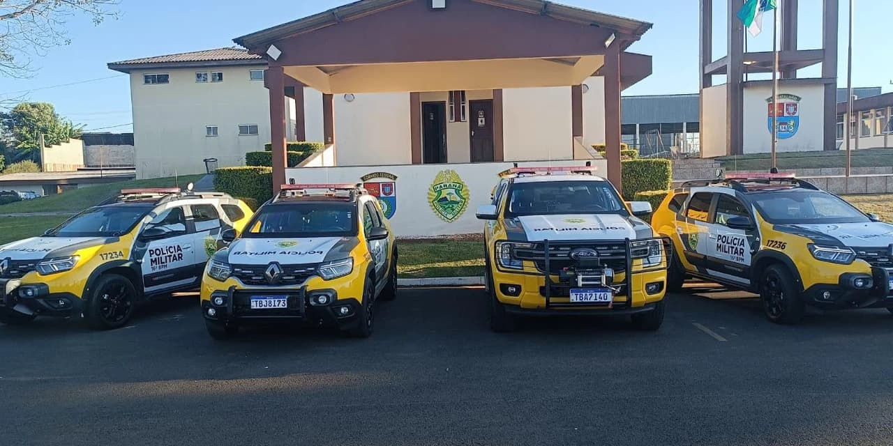 16º Batalhão recebe quatro novas viaturas