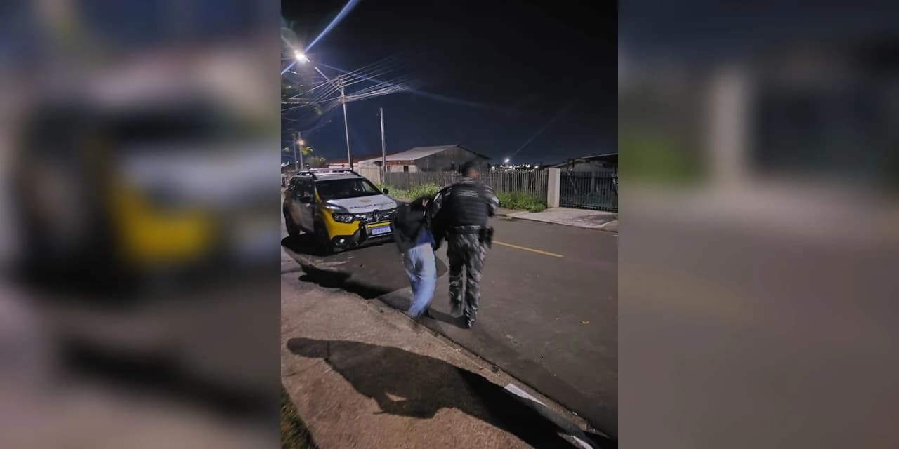 Autor dos disparos que matou mulher e feriu gravemente um homem em bar em Guarapuava é preso pela PM