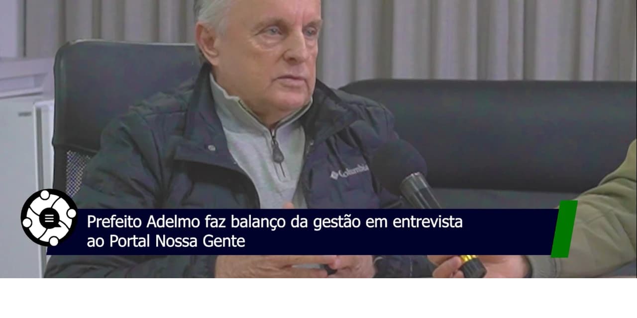 Prefeito Adelmo faz balanço positivo dos primeiros 180 dias e destaca o apoio do governo do Estado. VÍDEO!