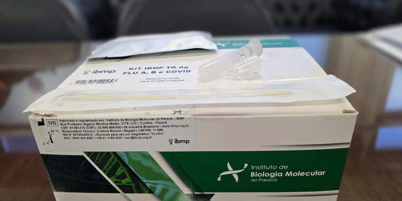 Estado vai distribuir nesta semana 100 mil testes rápidos para Influenza A, B e Covid-19