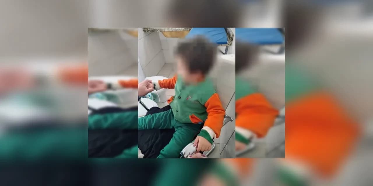 Menino autista de 4 anos é encontrado amarrado em banheiro de escola em Araucária