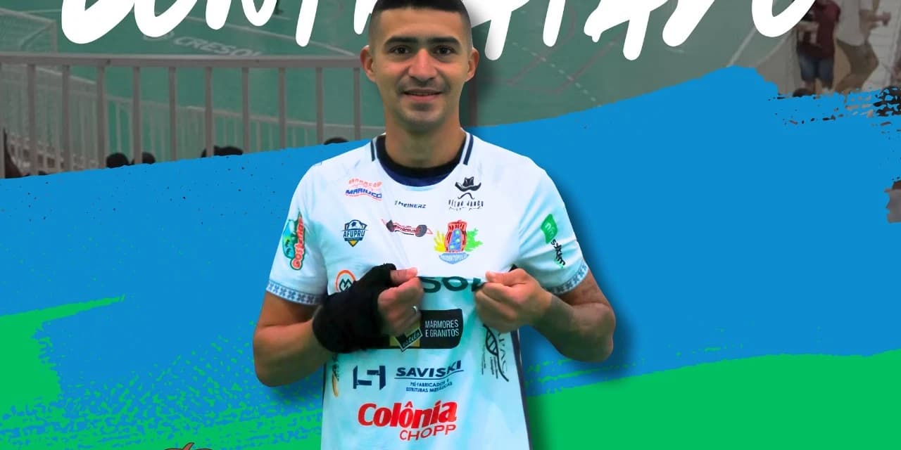 Fixo Matheus Delegado ex Clevelândia é o novo reforço do Prude Futsal