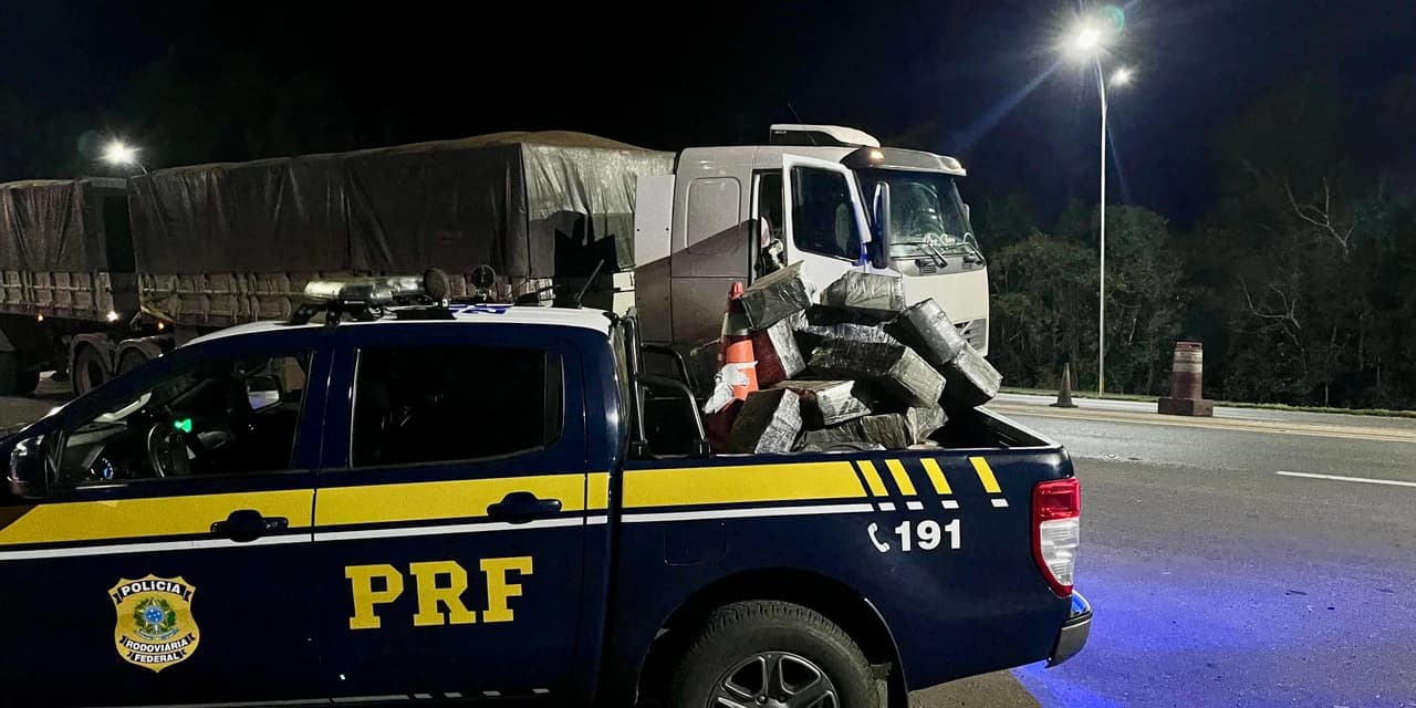 PRF apreende mais de 400 quilos de maconha em Irati