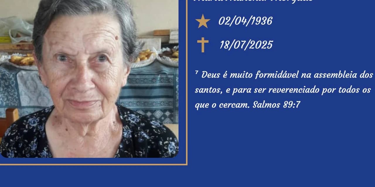 É com pesar que comunicamos o Falecimento da Sra. Maria Manchur Morgado aos 89 anos.