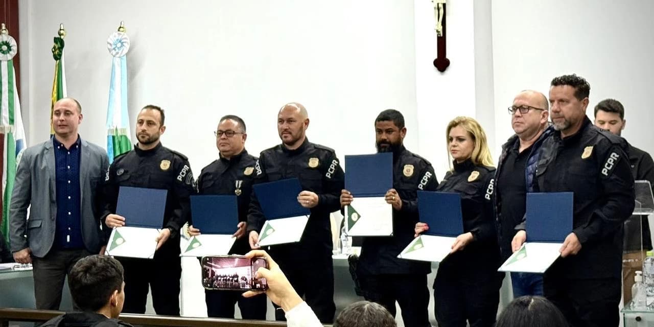 Polícia Civil de Palmeira recebe Moção de Aplausos na Câmara de Vereadores