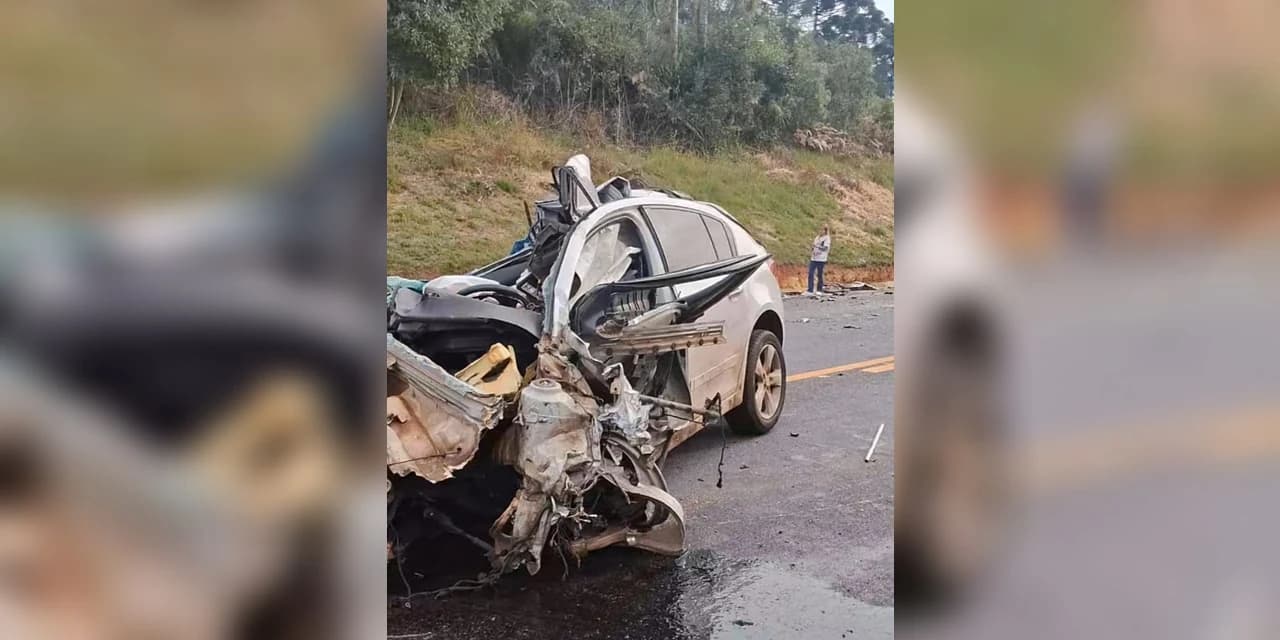 Jovem de 21 anos perde a vida em grave acidente na BR-277, em Teixeira Soares