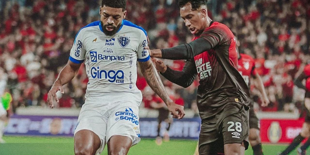Athletico sai na frente, mas sofre empate do Paysandu no fim