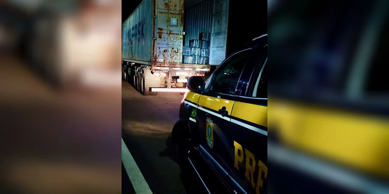 PRF apreende mais de 350 quilos de maconha na BR-277, em Irati