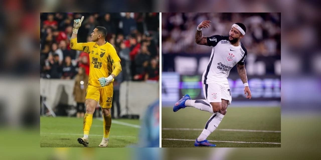 Athletico enfrenta o Corinthians nas quartas de final da Copa do Brasil