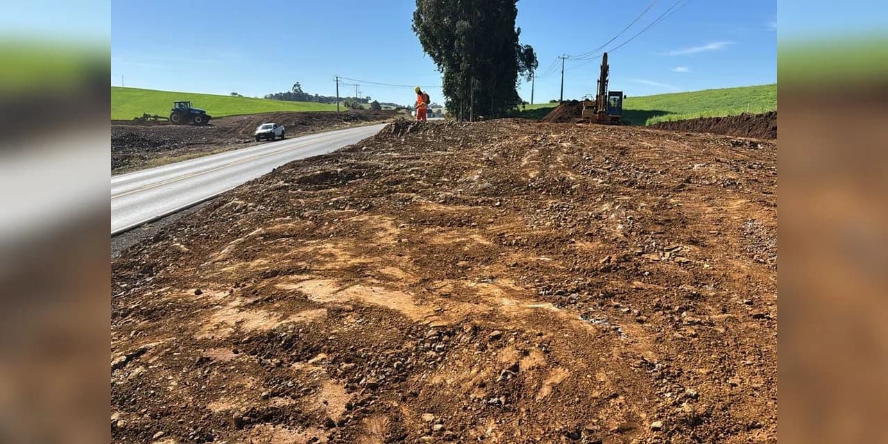 Rodovia entre Turvo e Palmeirinha terá nova detonação de rochas na próxima quarta