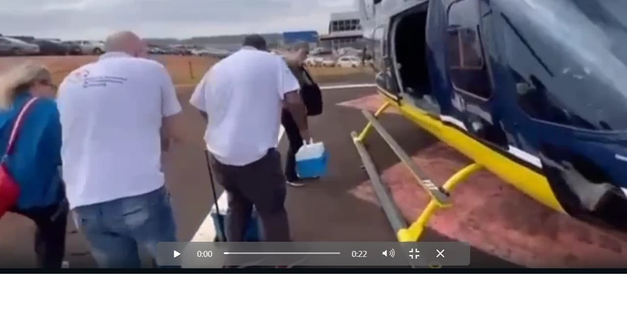 PRF realiza transporte aéreo de coração para transplante em Curitiba