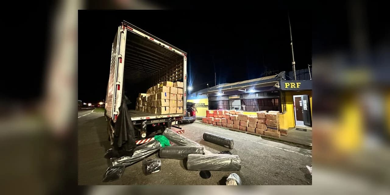 PRF apreende quase cinco toneladas e meia de maconha em Balsa Nova