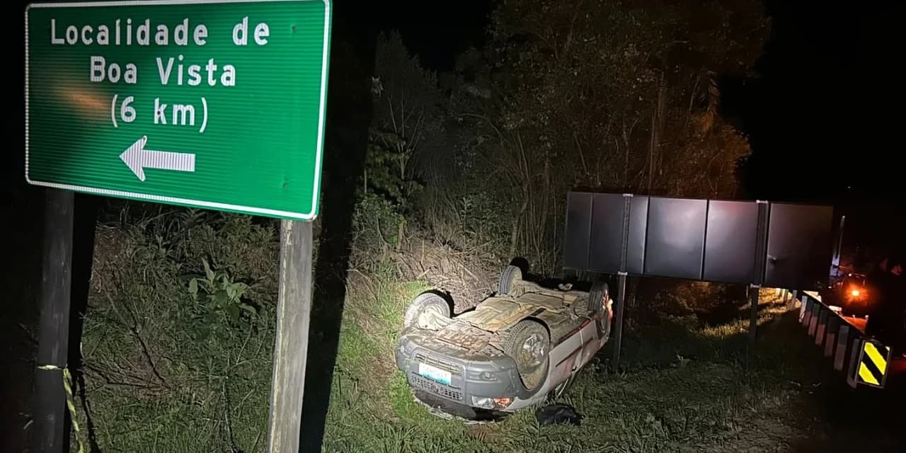 Acidente na BR 373 em Prudentópolis tira a vida de enfermeira que voltava de acampamento religioso