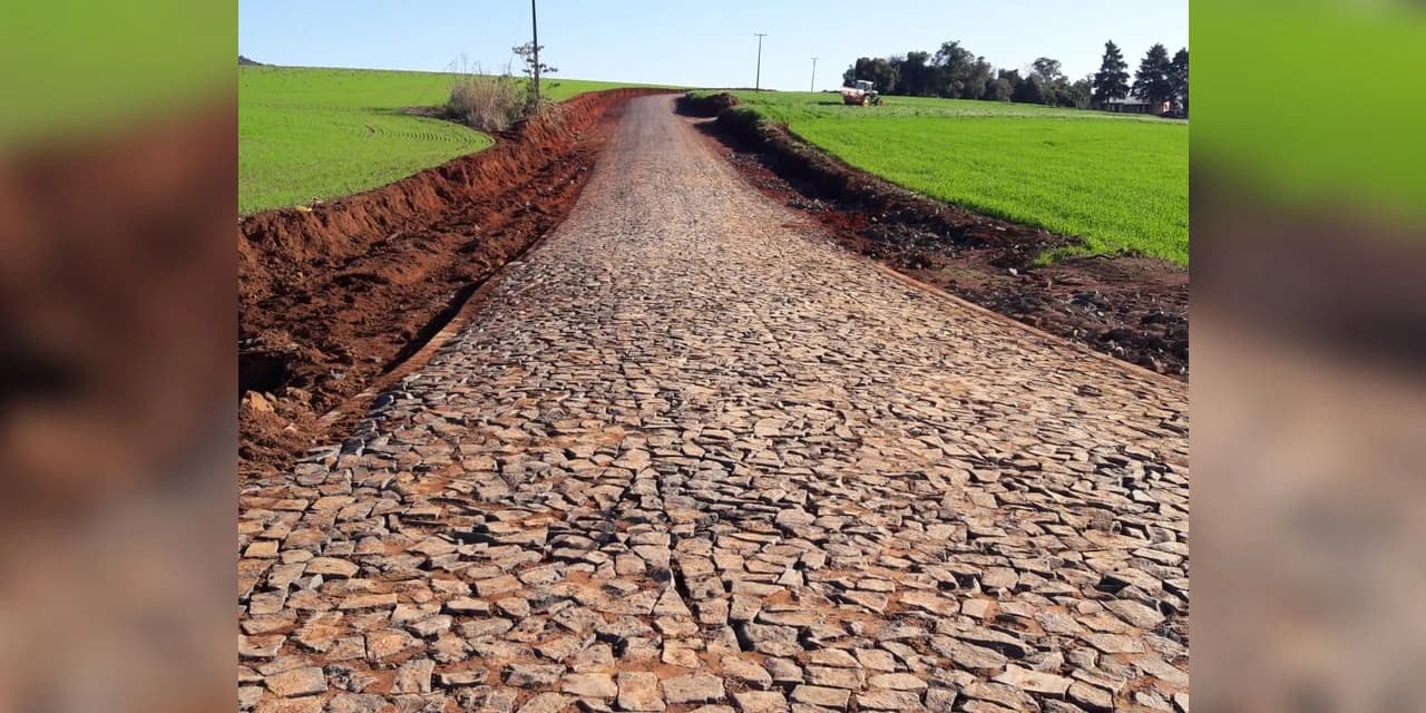 Trecho da Barra Vermelha/Barra Bonita até a Linha Ivaí, está sendo preparado para receber asfalto