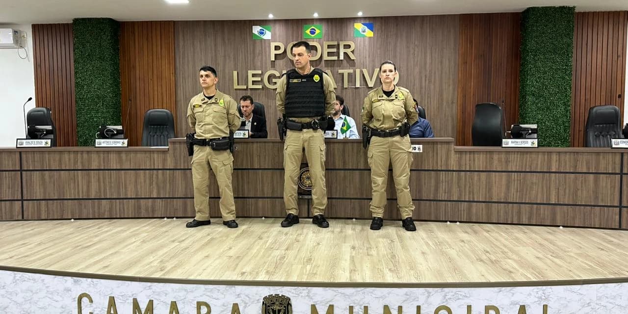 Policial feminina assume o comando do 3º pelotão da PM no município do Turvo