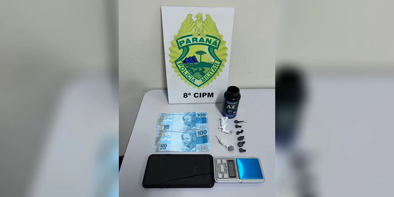 Em Guamiranga homem engole pedra de crack durante abordagem policial