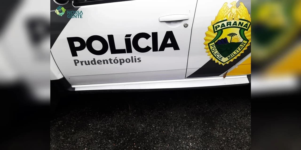 Em Prudentópolis polícia flagra motorista sem CNH trafegando na contramão em frente a 4ª Cia