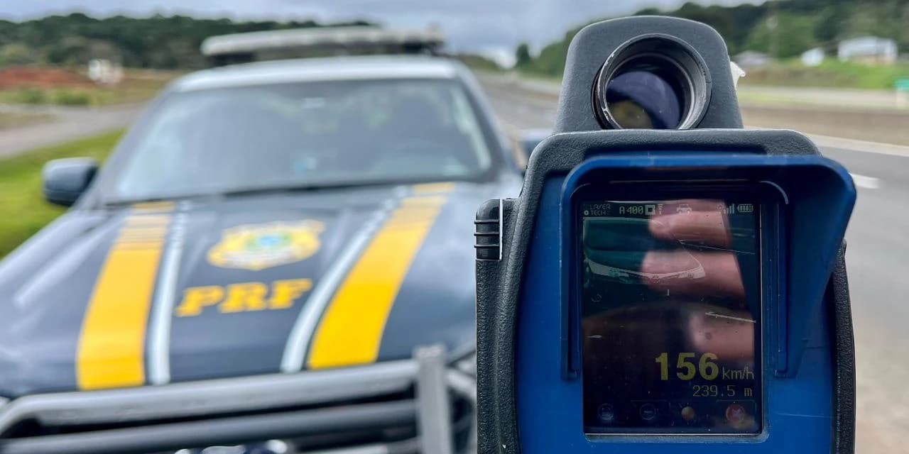 PRF intensifica fiscalização de excesso de velocidade na BR-277, em Guarapuava