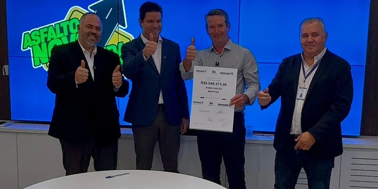 Inácio Martins recebe quase R$ 9 milhões para asfalto em todas as ruas do perímetro urbano