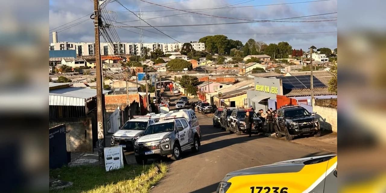 Três morrem em operação policial contra traficantes em Guarapuava