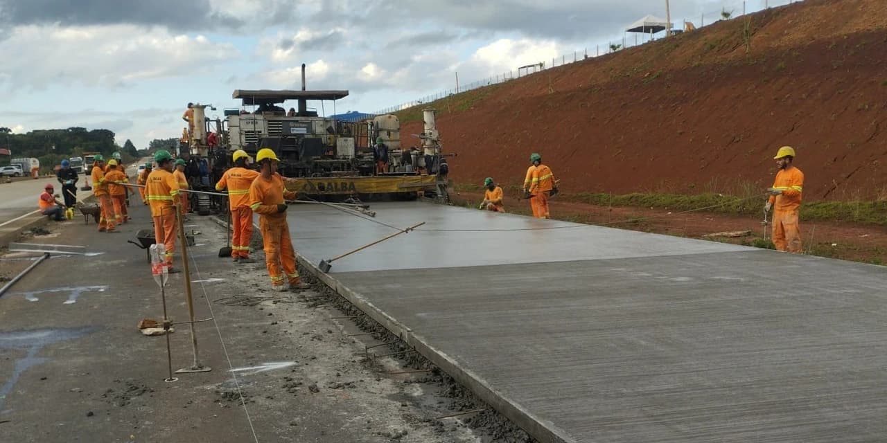 Duplicação em concreto da PRC-466 entre Guarapuava e Palmeirinha chega a 73%