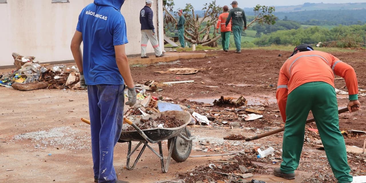 Para acelerar reconstrução, Polícia Penal coloca 89 presos para trabalhar em Rio Bonito do Iguaçu