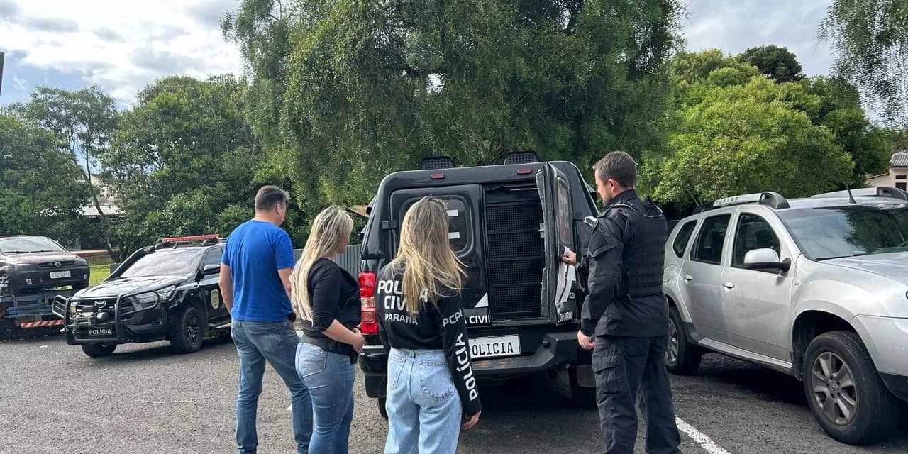 PCPR prende em flagrante homem por armazenar pornografia infantil em Carambeí