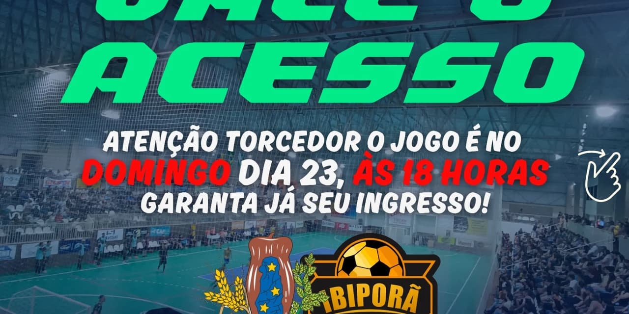 É no domingo: Prude Futsal recebe Ibiporã no jogo da volta das semifinais da Série Bonze 2025